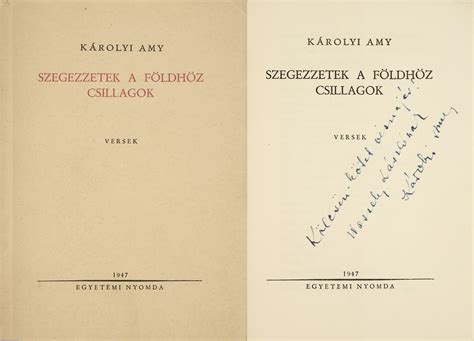 Magyar irodalmi első kiadások és dedikált könyvek