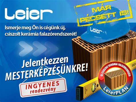 Infografika: LeierPLAN csiszolt kerámia falazóelemeinek felépítése