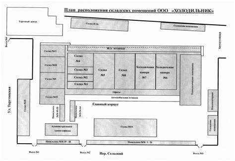 Схема расположения помещений и веранд