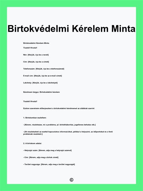 Infografika: Lépések a birtokvédelmi kérelem folyamatában