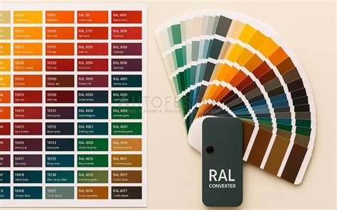 színes RAL színskála mobilgarázshoz