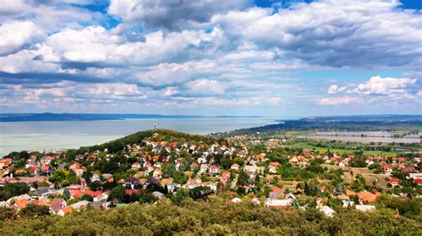 Siófok panoráma a Balatonnal