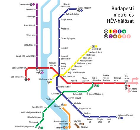 Budapesti metró térkép