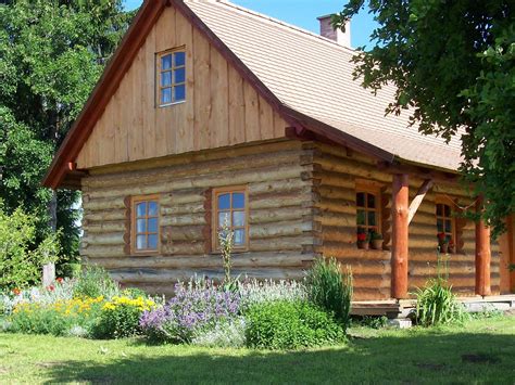 Részletes illusztráció a kanadai rönkház illesztési technológiájáról