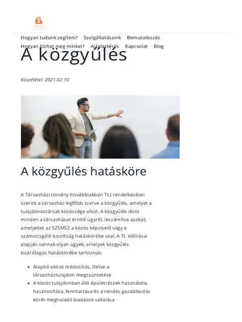 Infografika a társasházi közgyűlés határozatképességéről