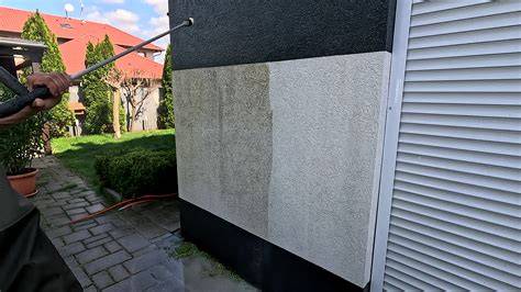 kerti slaggal homlokzat mosás