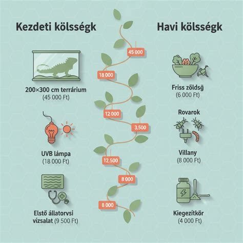 Infografika a nyaraló fenntartásának költségeiről