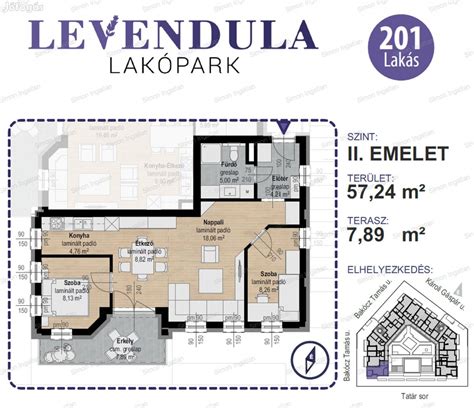 A Levendula Lakópark belső tere