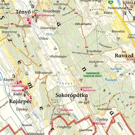 Térkép Győr-Szabadhegyről