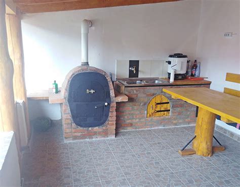 Kész kerti kemence régi kádból