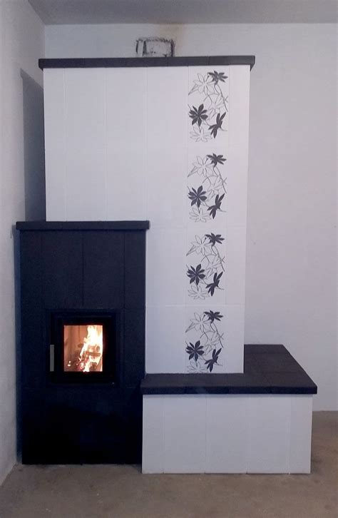 Modern cserépkályha dizájn