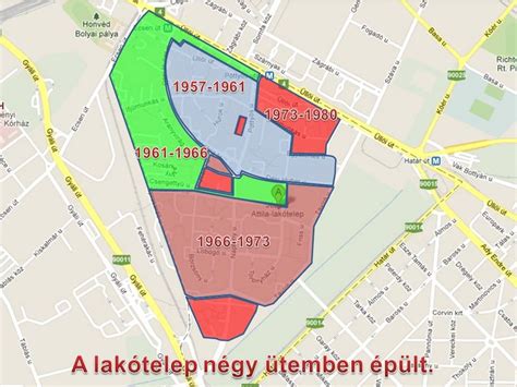 A József Attila-lakótelep zöldfelületei