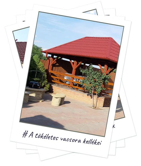 Grillezési lehetőség a vendégház kertjében