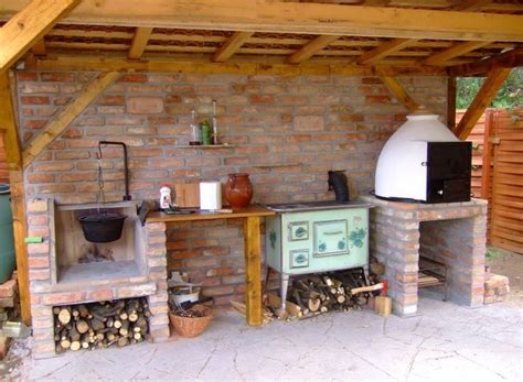 kerti konyha felszereltsége