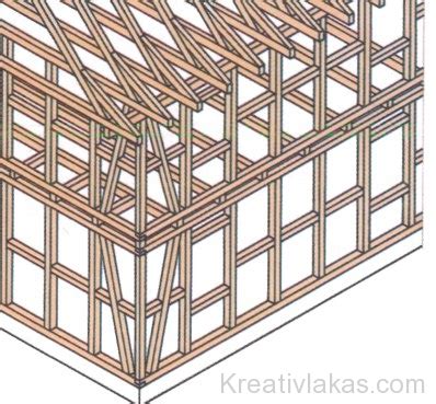 Vályogtéglák és favázas szerkezet