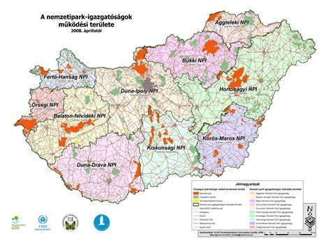 Természetvédelmi területek Magyarországon térképen