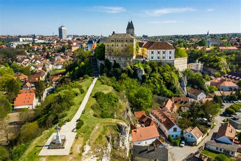 Veszprém város panorámája