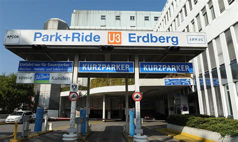 Bécs Park és Ride parkolók térképe
