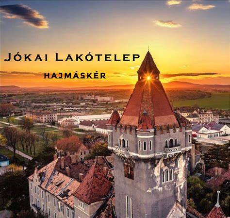Infografika: Hajmáskér-Jókai Mór lakótelep térképe és főbb közlekedési útvonalai