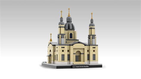 LEGO toronyépítés Szent István Bazilika előtt