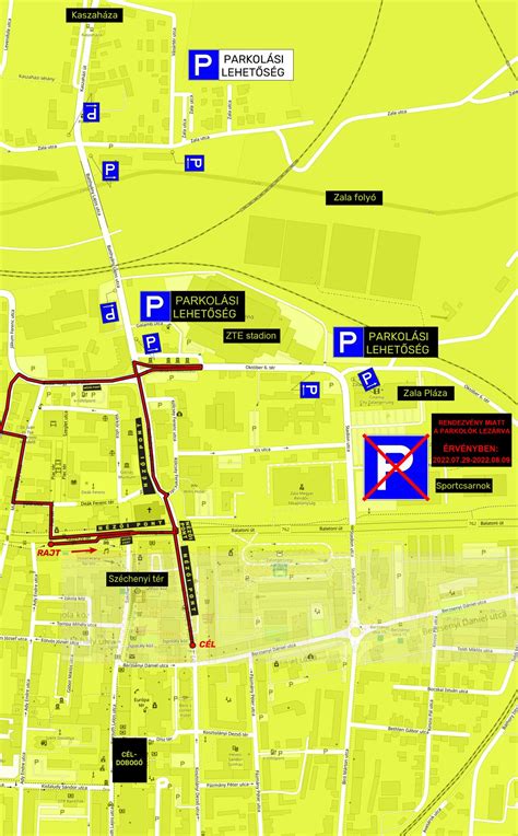várható forgalmi és parkolási elrendezés vázlata