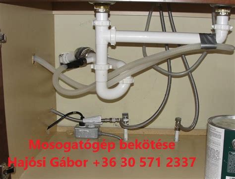 Mosogatógép bekötése szifonra