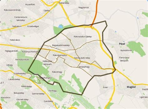 Budapest XVII. kerület Rákoskeresztúr látképe