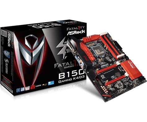 ASRock Fatal1ty B150 Gaming K4/D3 hátlapi csatlakozók