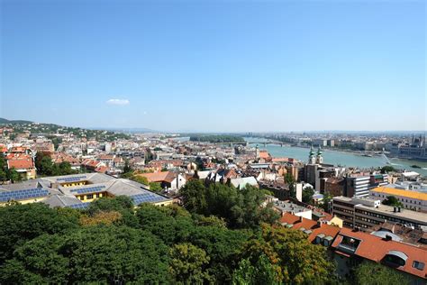 Budapest panoráma a Gellérthegyről
