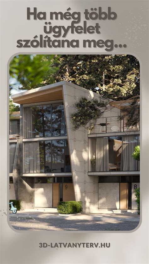 Látványterv egy balatonfűzfői nyaralóról