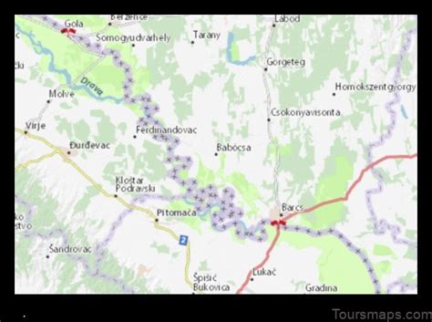 Térkép Babócsa településről