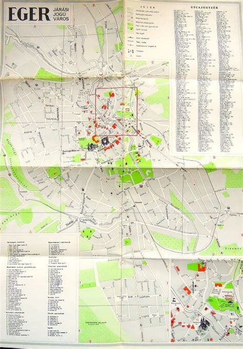 Map show: például Eger környéki HÉSZ-térkép