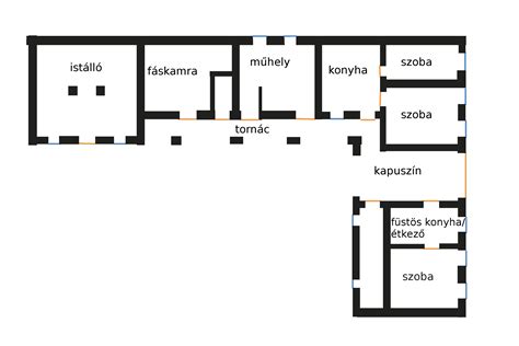 Alaprajz a két különálló lakóegységről