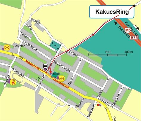 Térkép Kakucs elhelyezkedésével