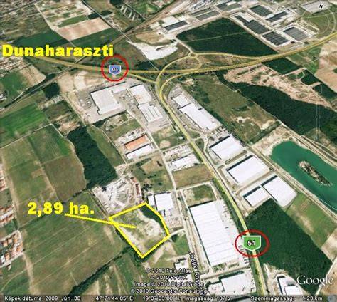 Infografika: Dunaharaszti ipari park elhelyezkedése és közlekedési kapcsolatai