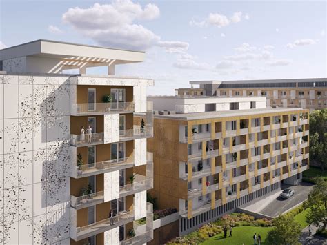 Látványterv a Csillagvölgyi Társasházakról