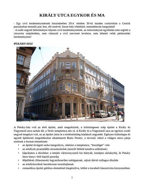 A környék részletes térképe: Király utca és környezete