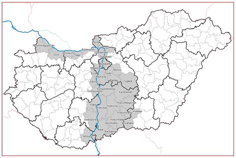 Térkép magyarországi Duna House irodákkal