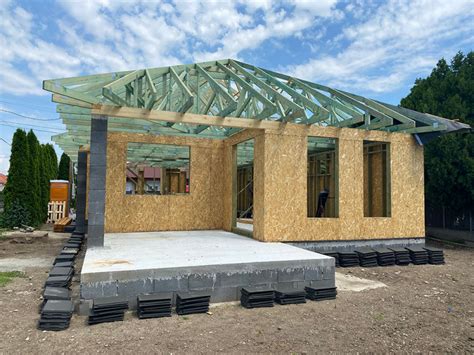 Modern könnyűszerkezetes ház Zala megyében