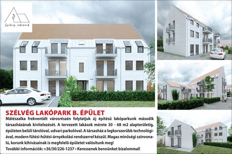 Adatsorok egy tervezett lakópark nettó paramétereiről