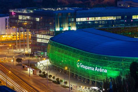 A Groupama Aréna a levegőből