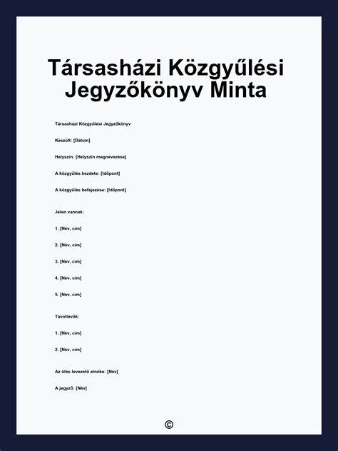 társasház közgyűlés