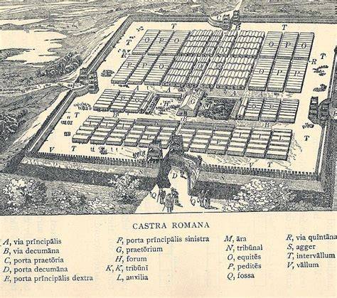 Római körút látképe a Castrum városrészen