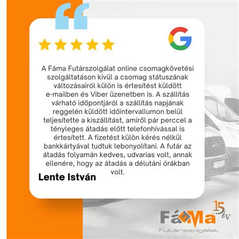 Futárszolgálat csomag átvétele