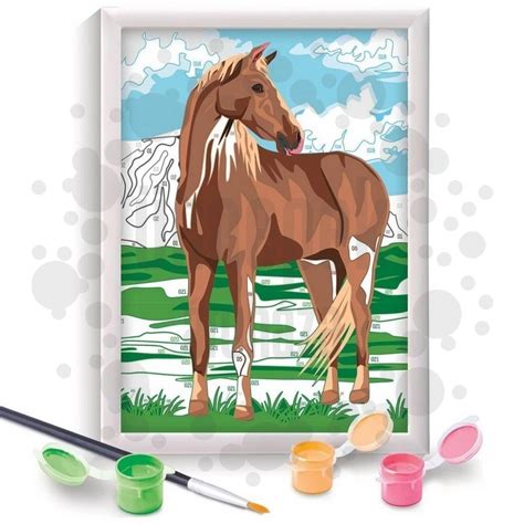 kifestő számok szerint lóval