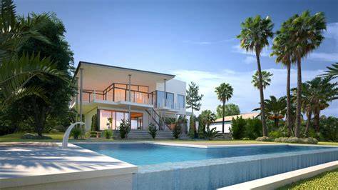 tengerparti villa panorámaképe