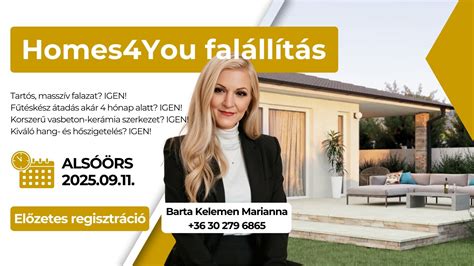 Barta-Kelemen Marianna, a Homes4You képviselője