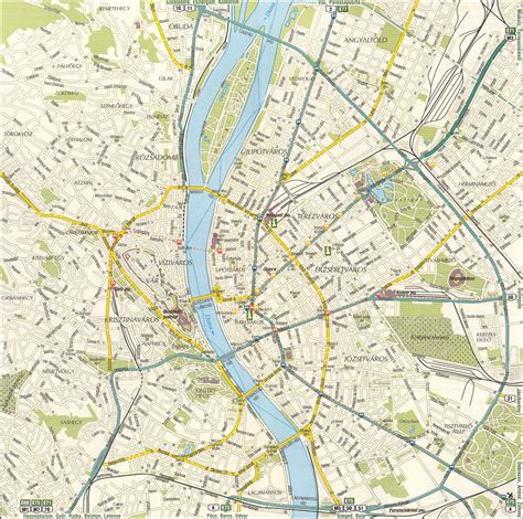 Budapest térkép Bosnyák térrel