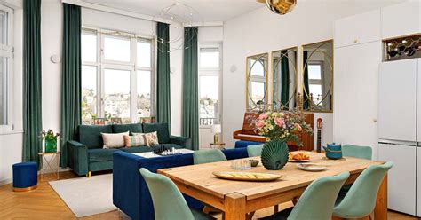 Modern, letisztult enteriőr egy egyszemélyes lakásban