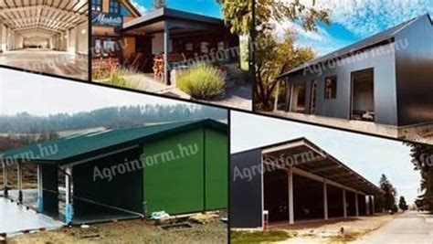 Különböző típusú épületek (lakó, ipari, mezőgazdasági)